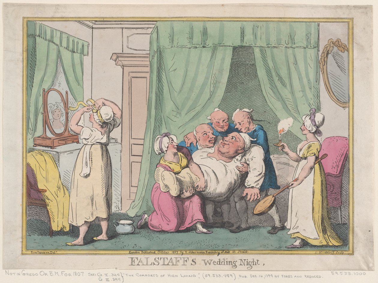 La notte di nozze di Falstaff da Nicolaus Heideloff