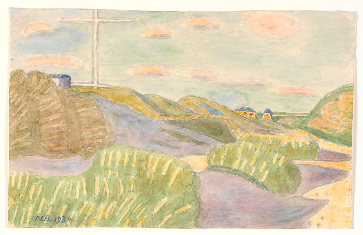 Da Vejlby klint. Vista verso la terra da Niels Jakob Jakobsen Bjerre