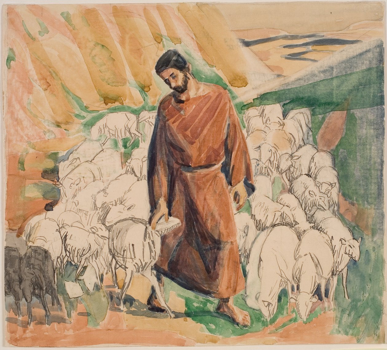 Il Buon Pastore da Niels Larsen Stevns