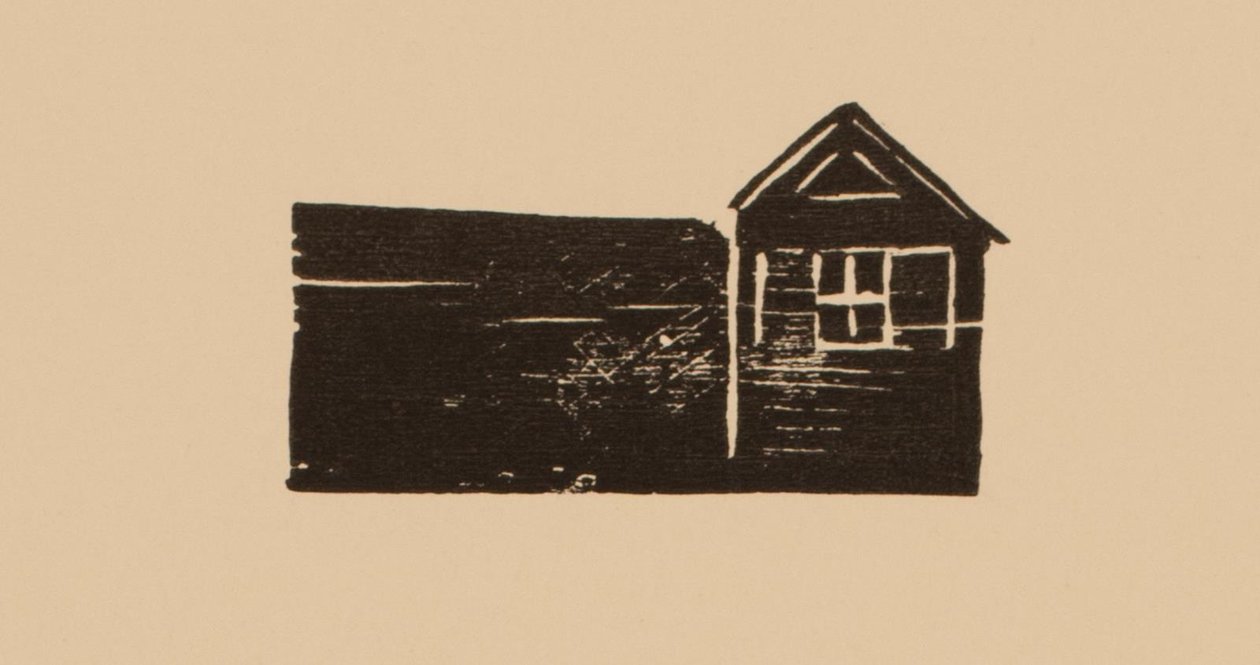 Vignetta con una casa da Niels Nielsen