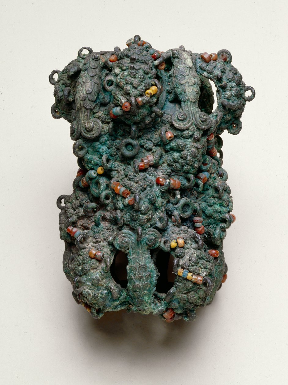 Ornamento di bastone cilindrico, Igbo-Ukwu, IX - X secolo da Nigerian