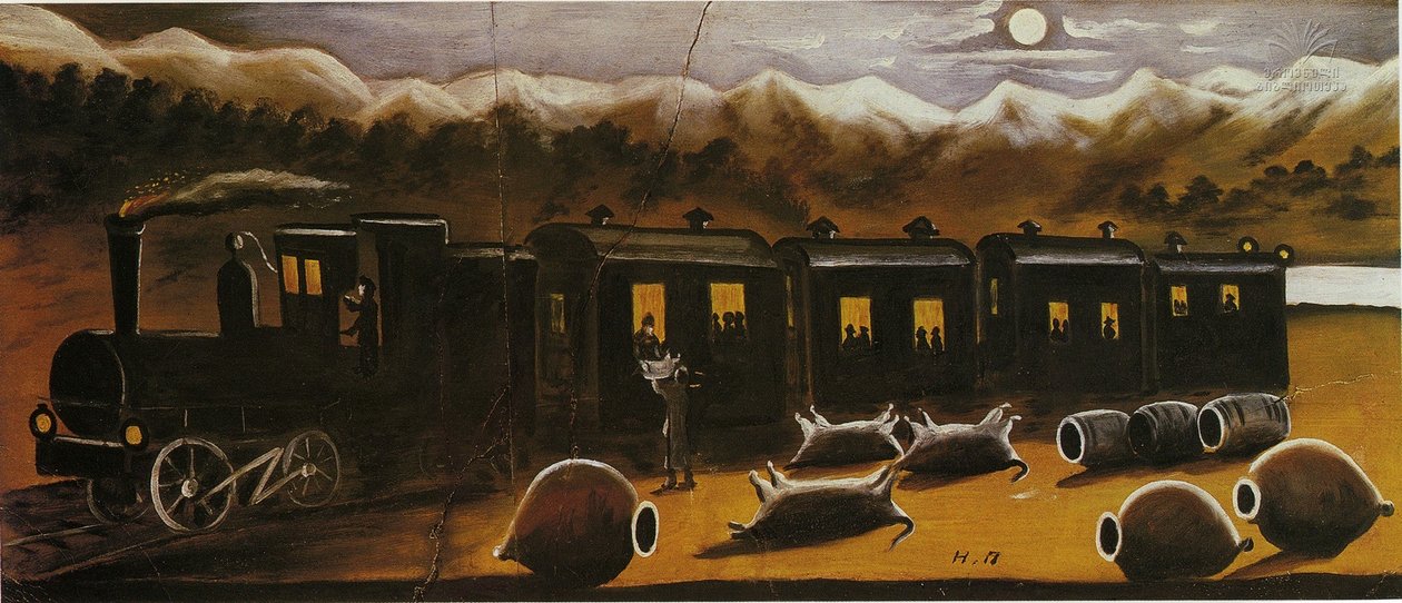 Treno in Kakhetia da Niko Pirosmani