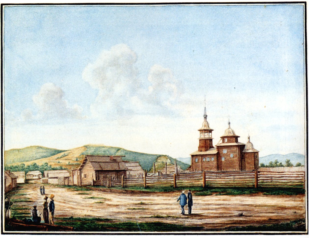 Chiesa a Chita, 1829-1839 da Nikolai Alexandrovich Bestuzhev