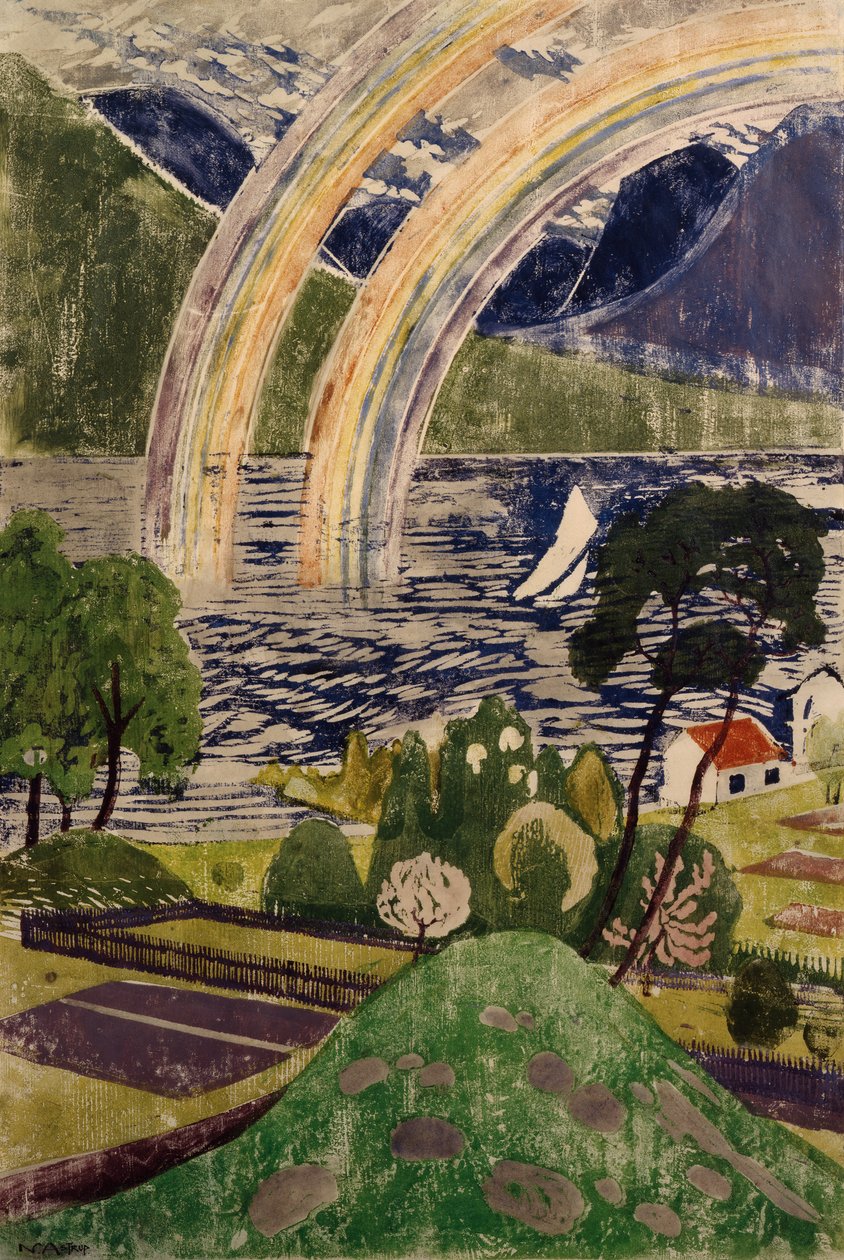 Grande arcobaleno da Nikolai Astrup