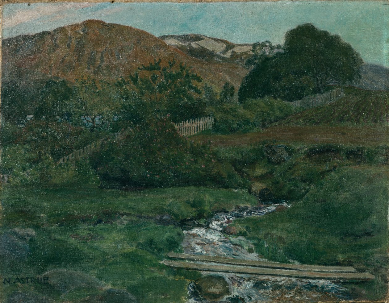 Notte luminosa a Jolster da Nikolai Astrup