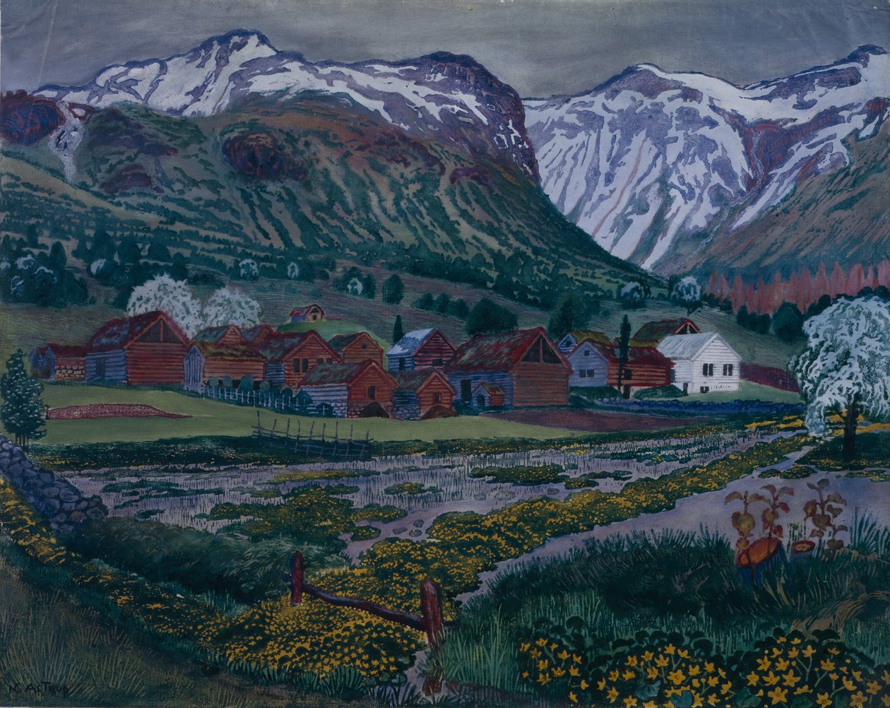Notte di ranuncoli da Nikolai Astrup
