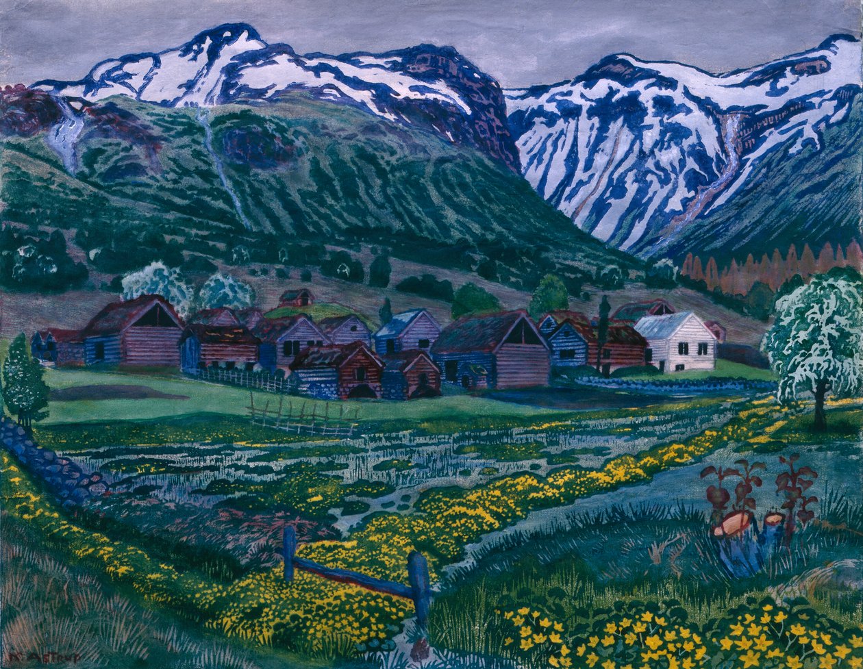 Notte di ranuncoli da Nikolai Astrup