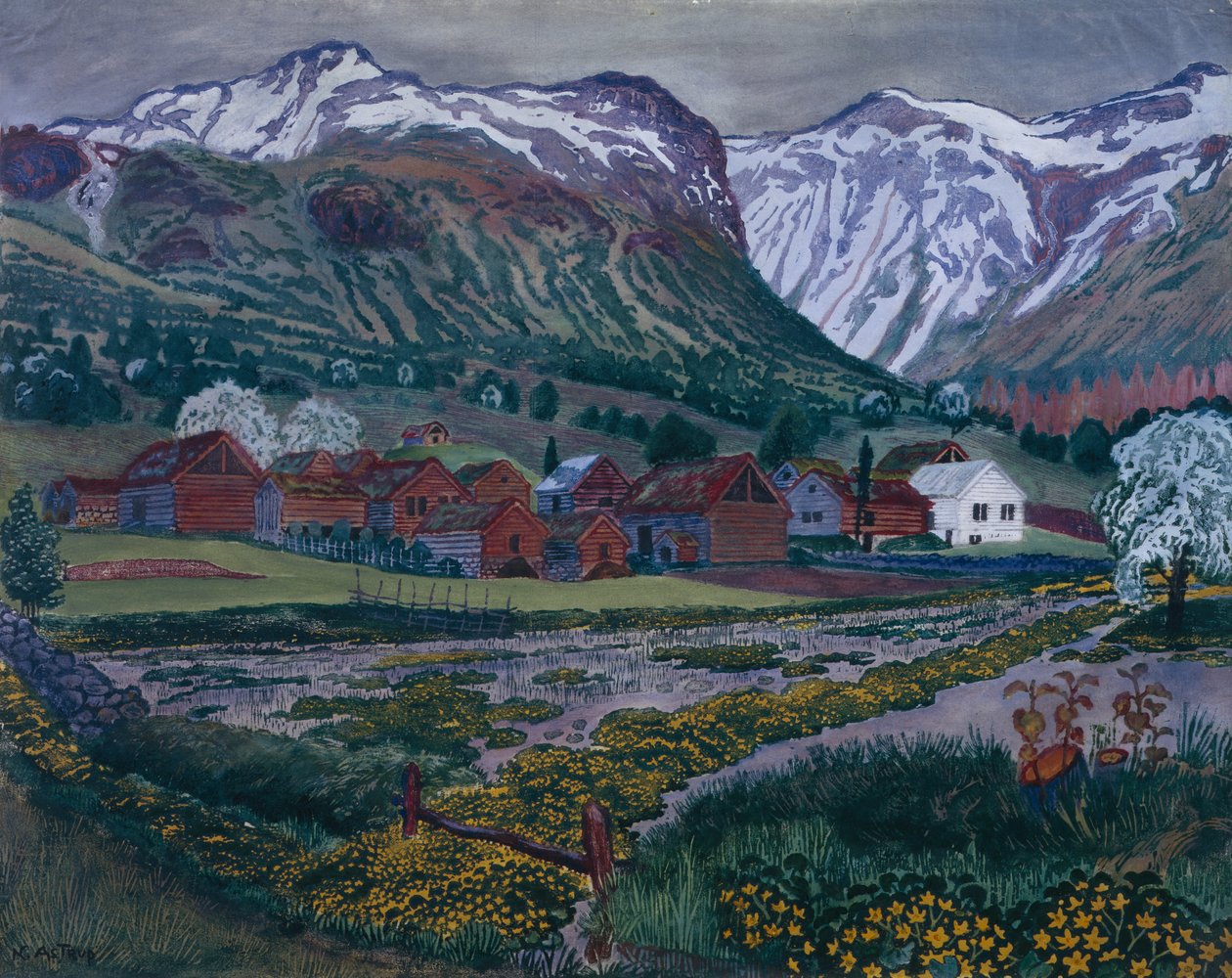Notte di ranuncoli da Nikolai Astrup