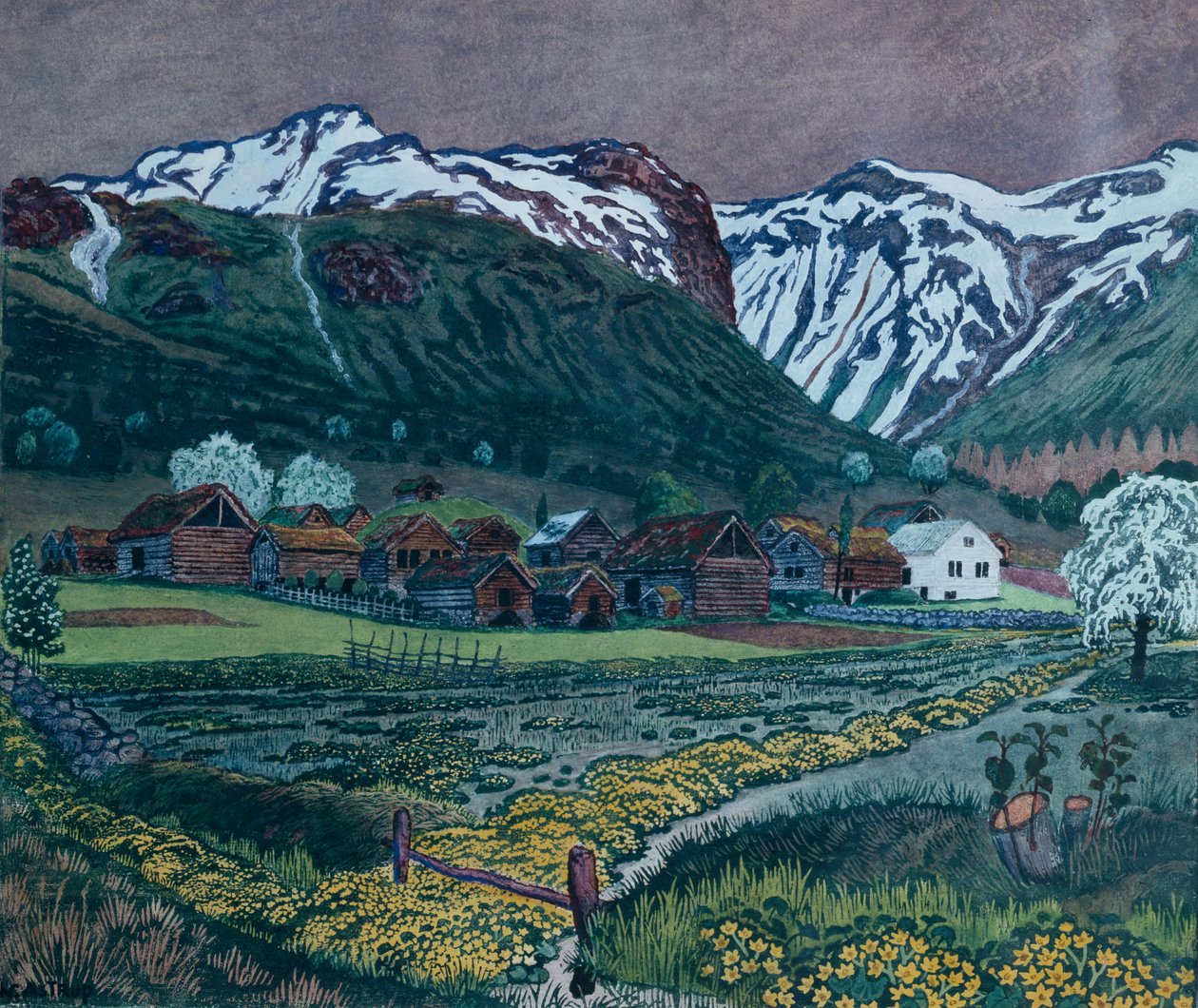 Notte di ranuncoli da Nikolai Astrup