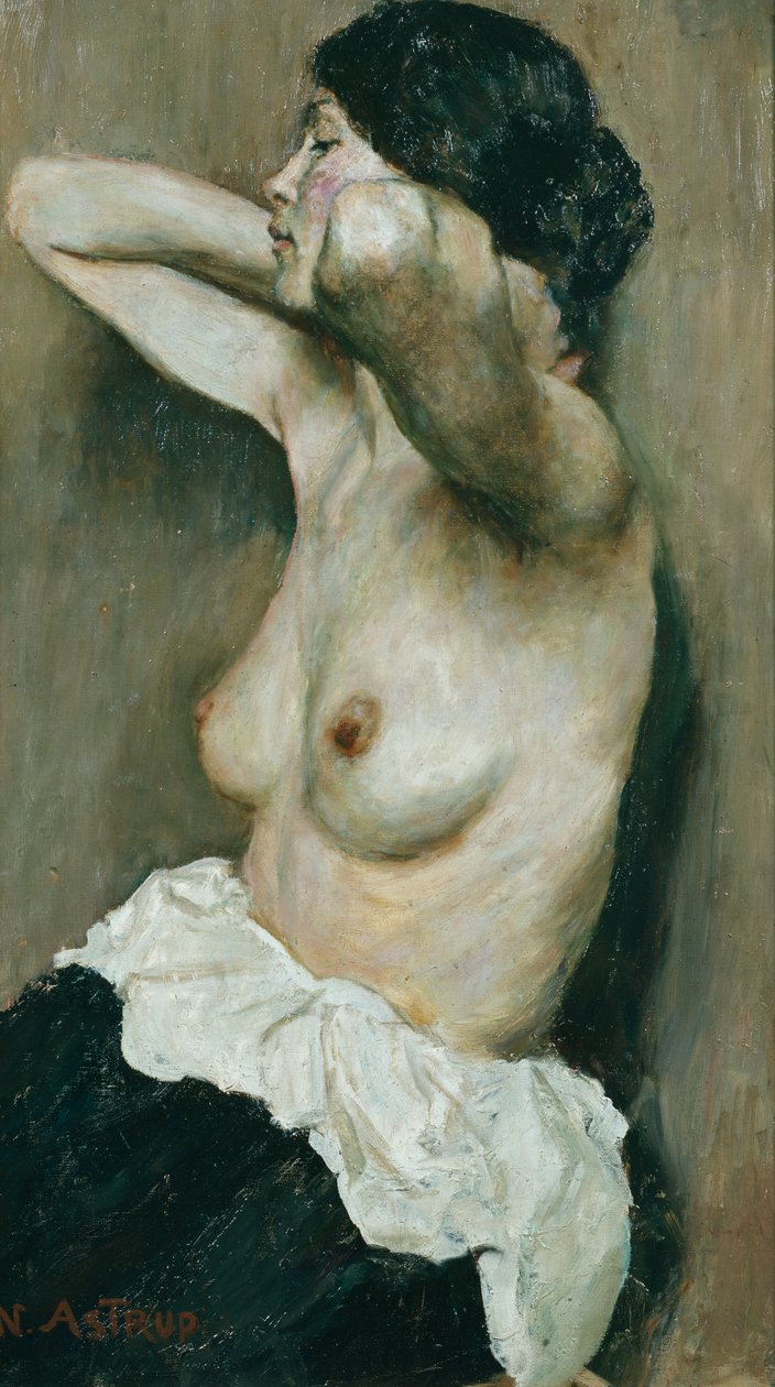 Mezzo nudo femminile da Nikolai Astrup