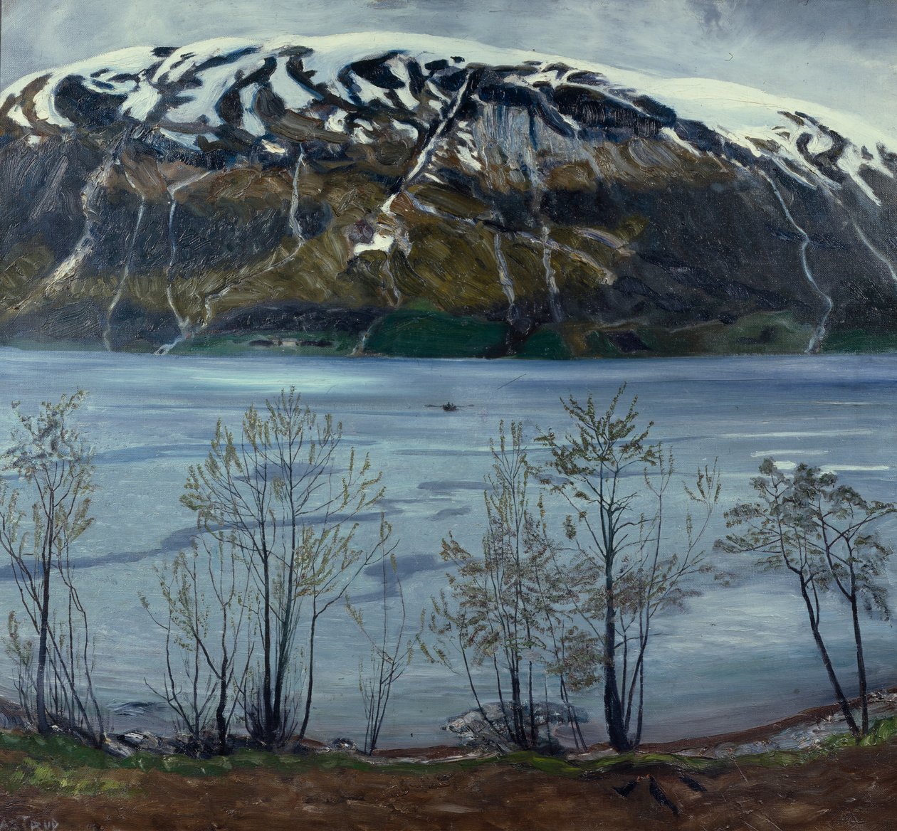 Sera di primavera grigia da Nikolai Astrup
