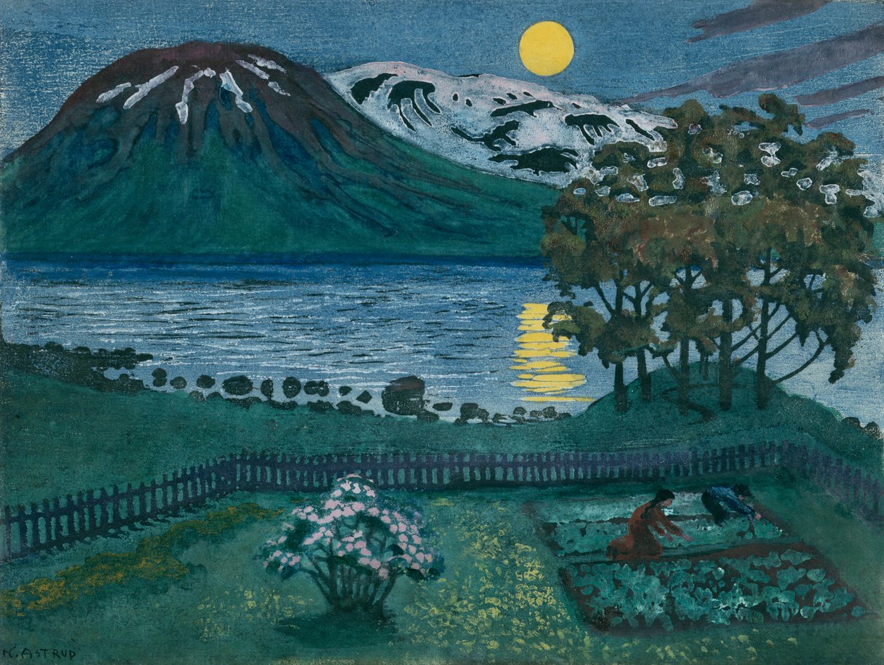 Luna di maggio da Nikolai Astrup