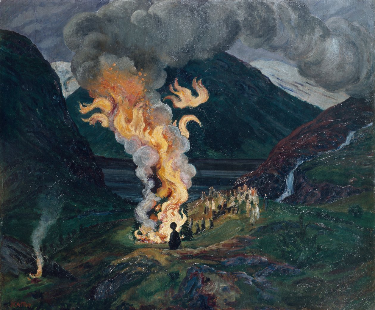 Fuoco di mezza estate da Nikolai Astrup