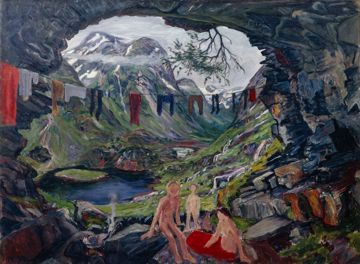 La grotta da Nikolai Astrup