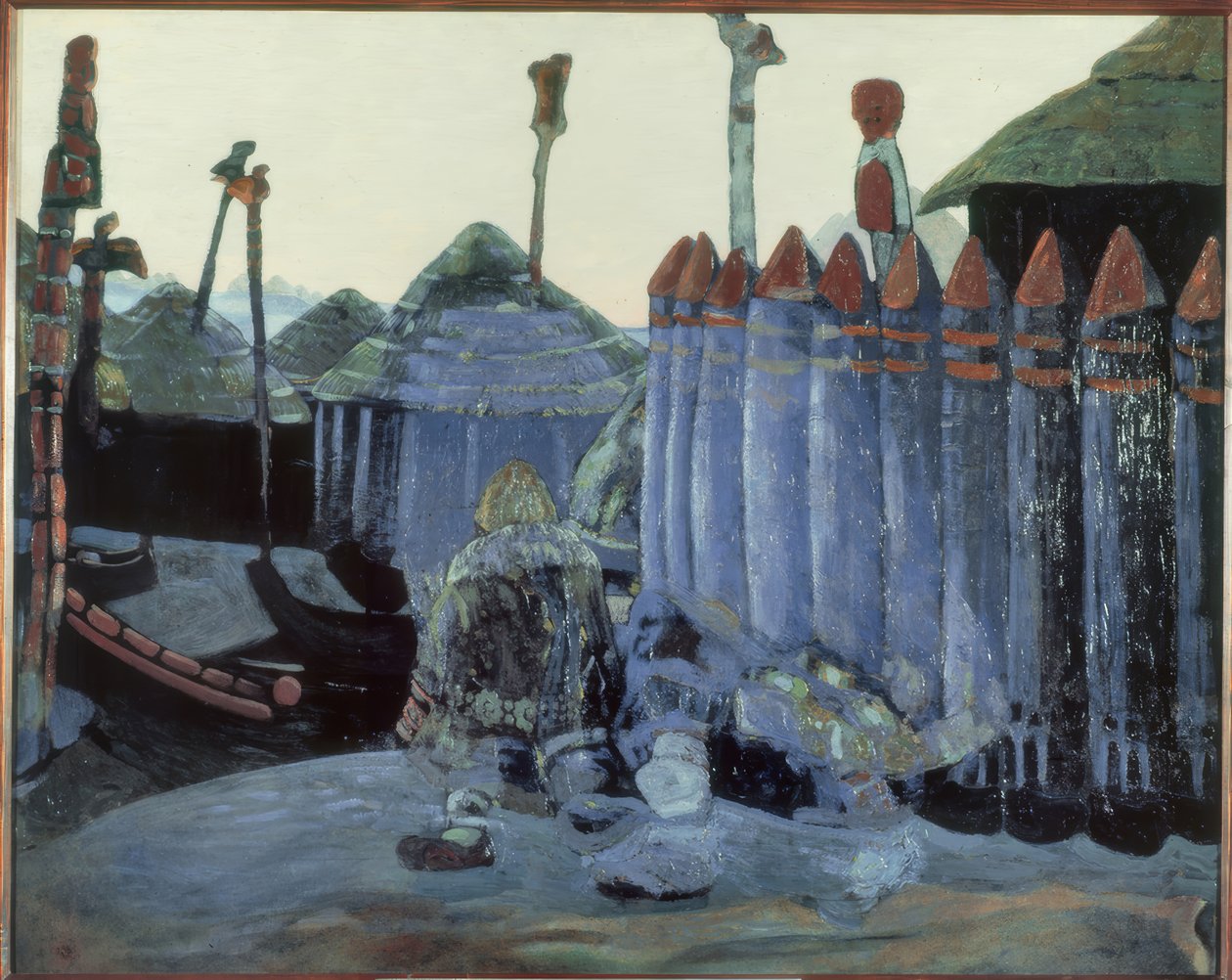 Tempio pagano da Nikolai Konstantinowitsch Roerich
