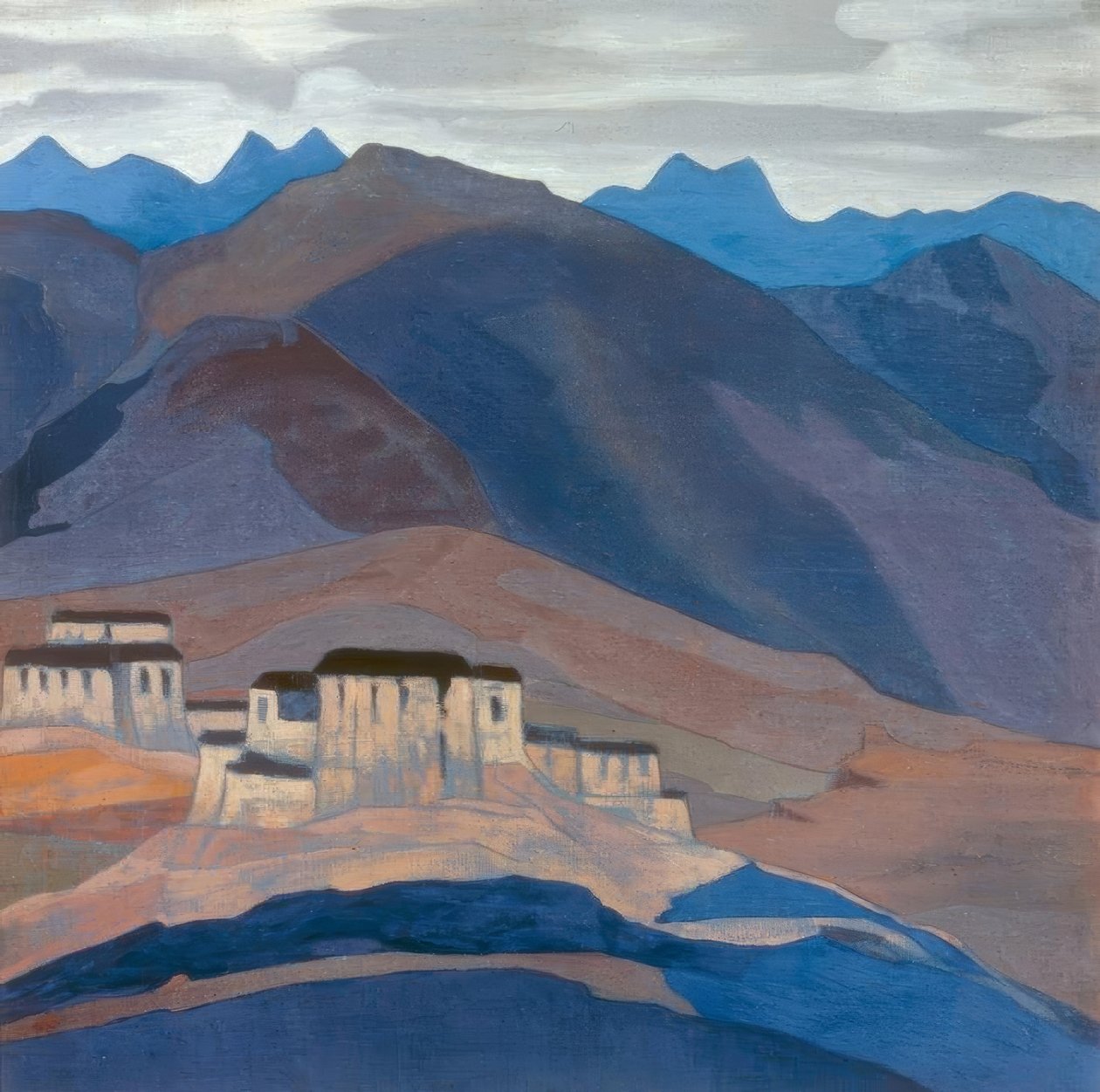 Monastero tibetano da Nikolai Konstantinowitsch Roerich