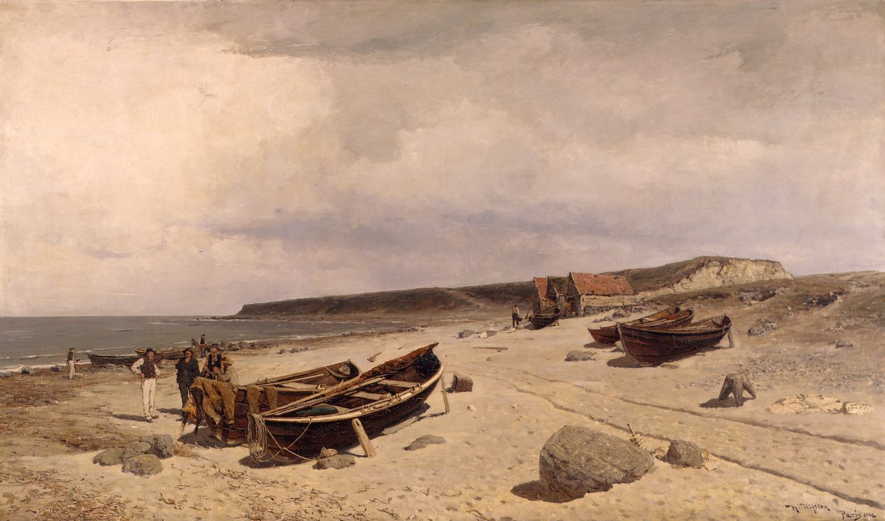 Parte della spiaggia da Jæren da Nikolai Martin Ulfsten