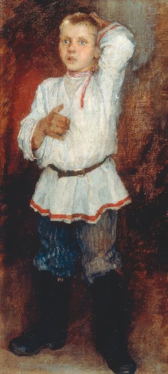 Ragazzo di campagna da Nikolai P. Bogdanow Bjelski
