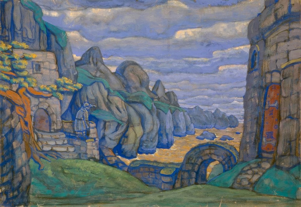 Wagner, Tristano / Scena di Roerich da Nikolai Konstantinowitsch Roerich