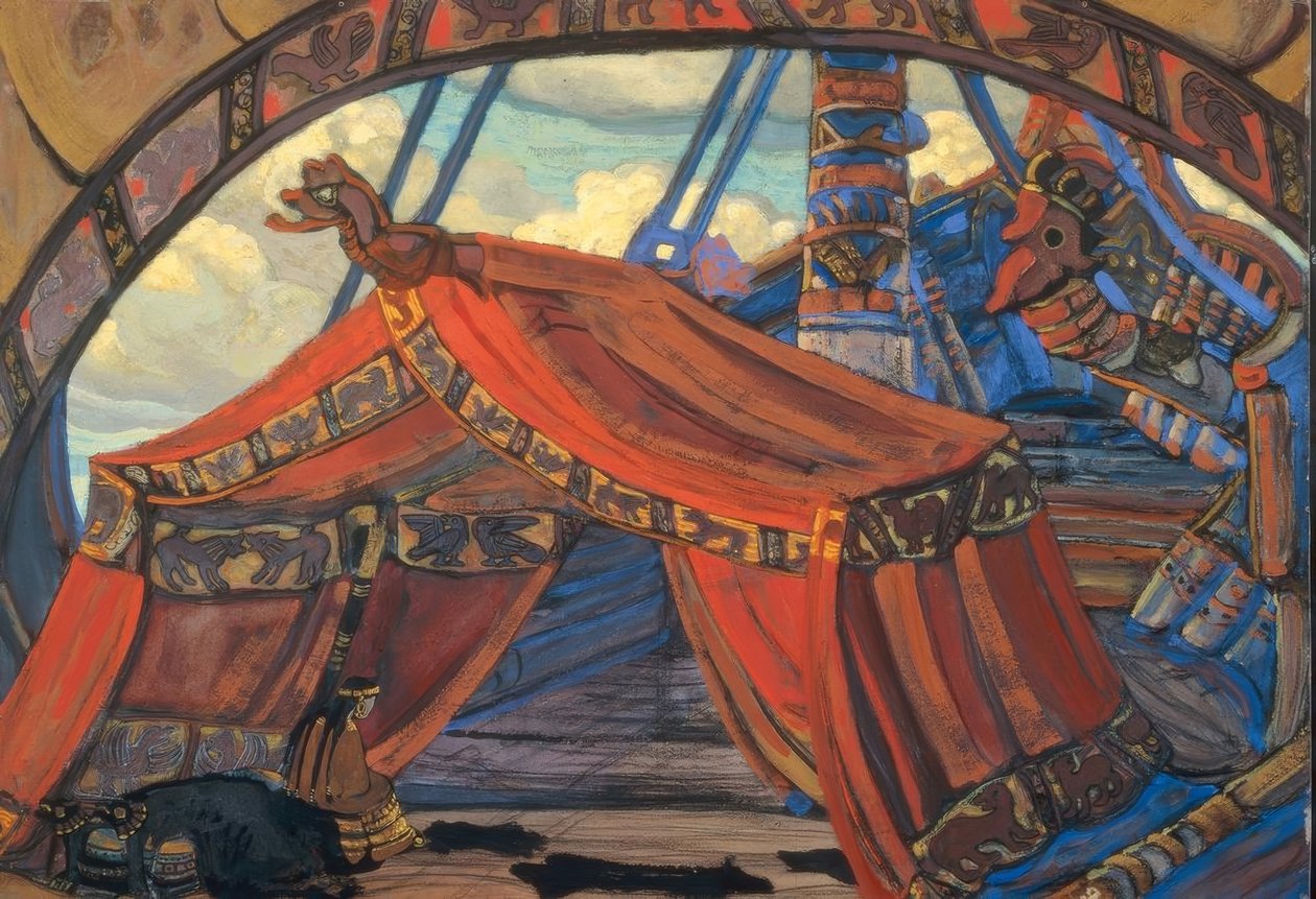 Tristano di Wagner / Scena di Roerich da Nikolai Konstantinowitsch Roerich