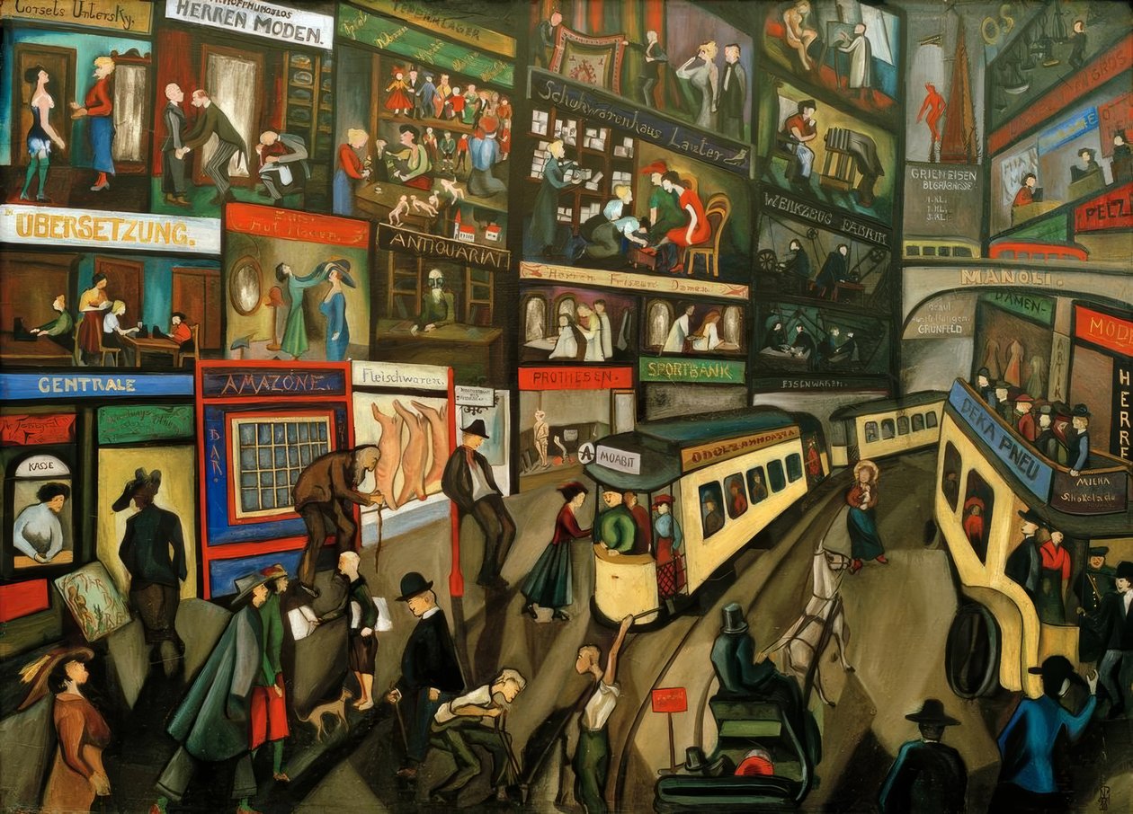 Scena di strada berlinese da Nikolaus Braun