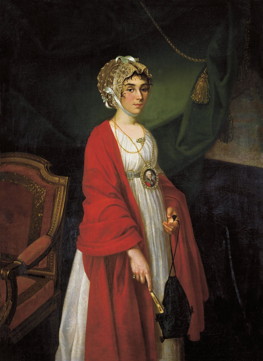 Ritratto di Praskovia Kovalyova-Zhemchugova da Nikolay Ivanovich Argunov