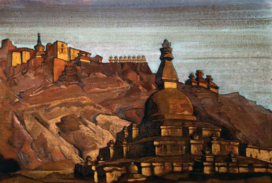 Paesaggio tibetano da Nikolay Konstantinovich Rerich