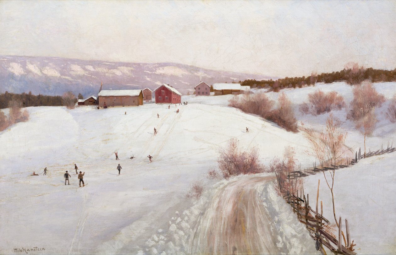 Inverno in Norvegia da Nils Hansteen