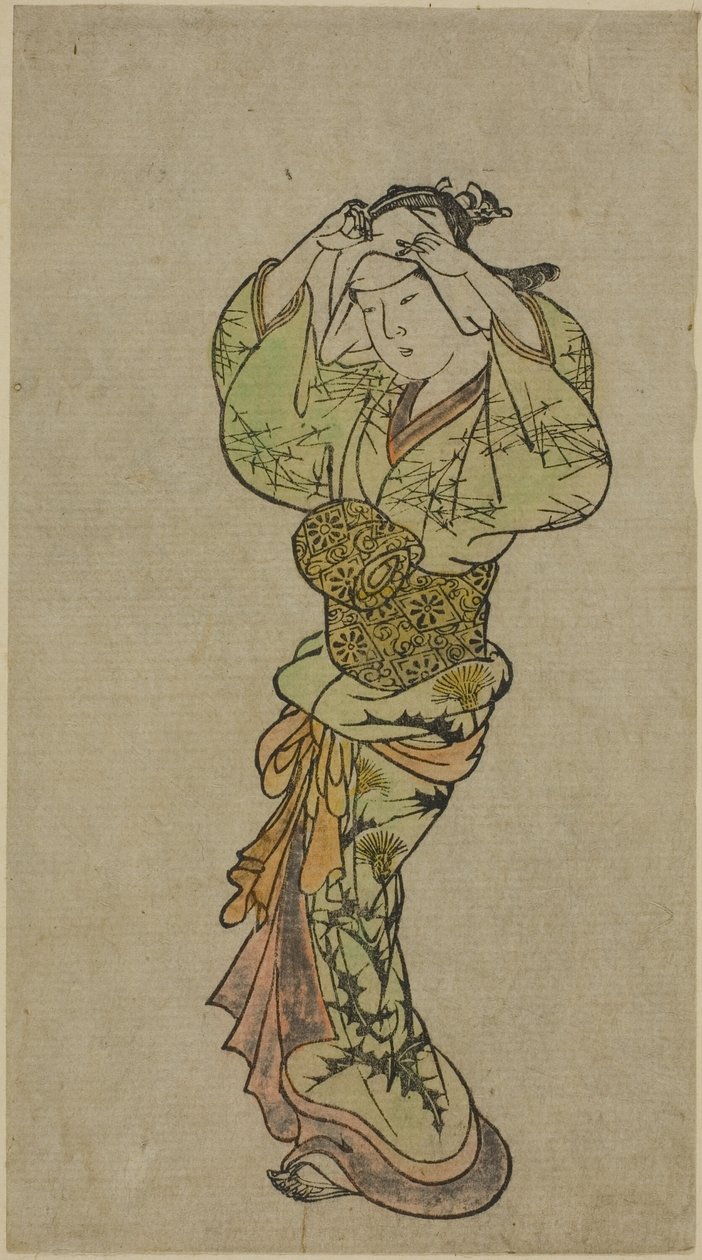 Una ballerina da Nishikawa Sukenobu