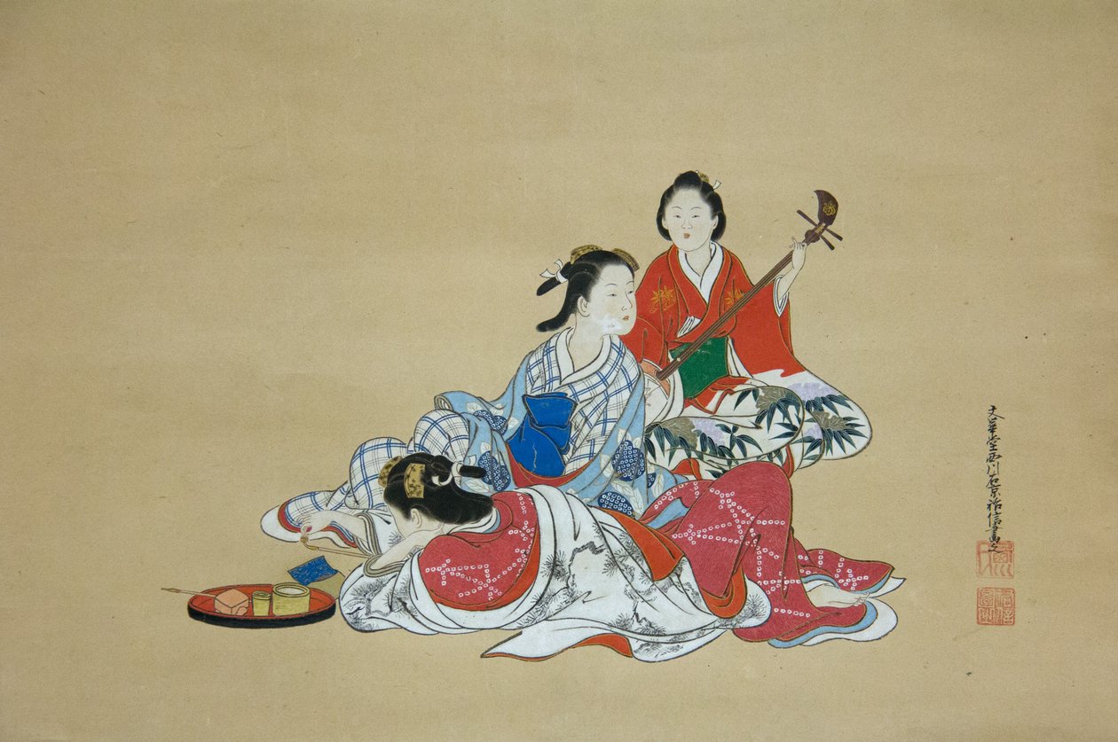 Tre bellezze da Nishikawa Sukenobu