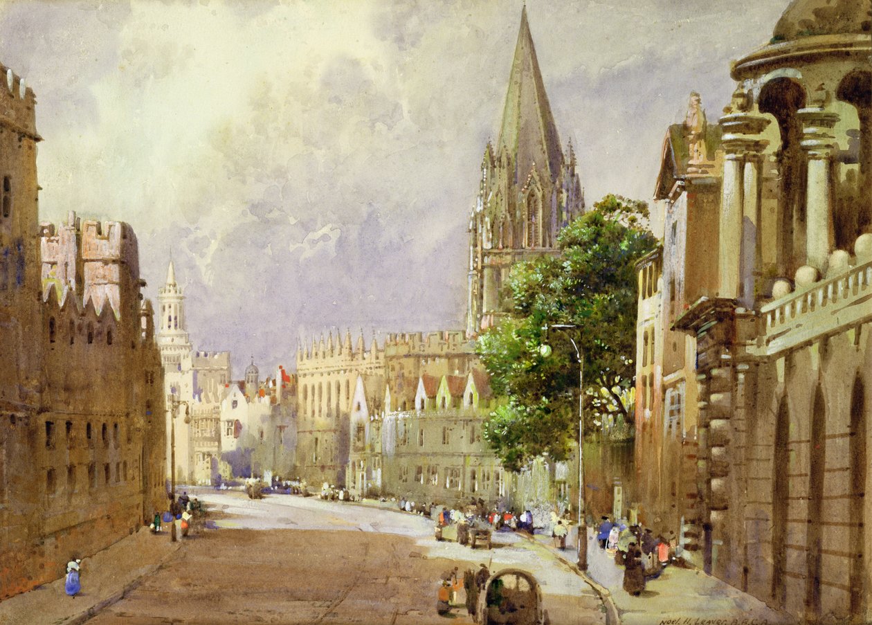 La High Street, Oxford da Noel Harry Leaver