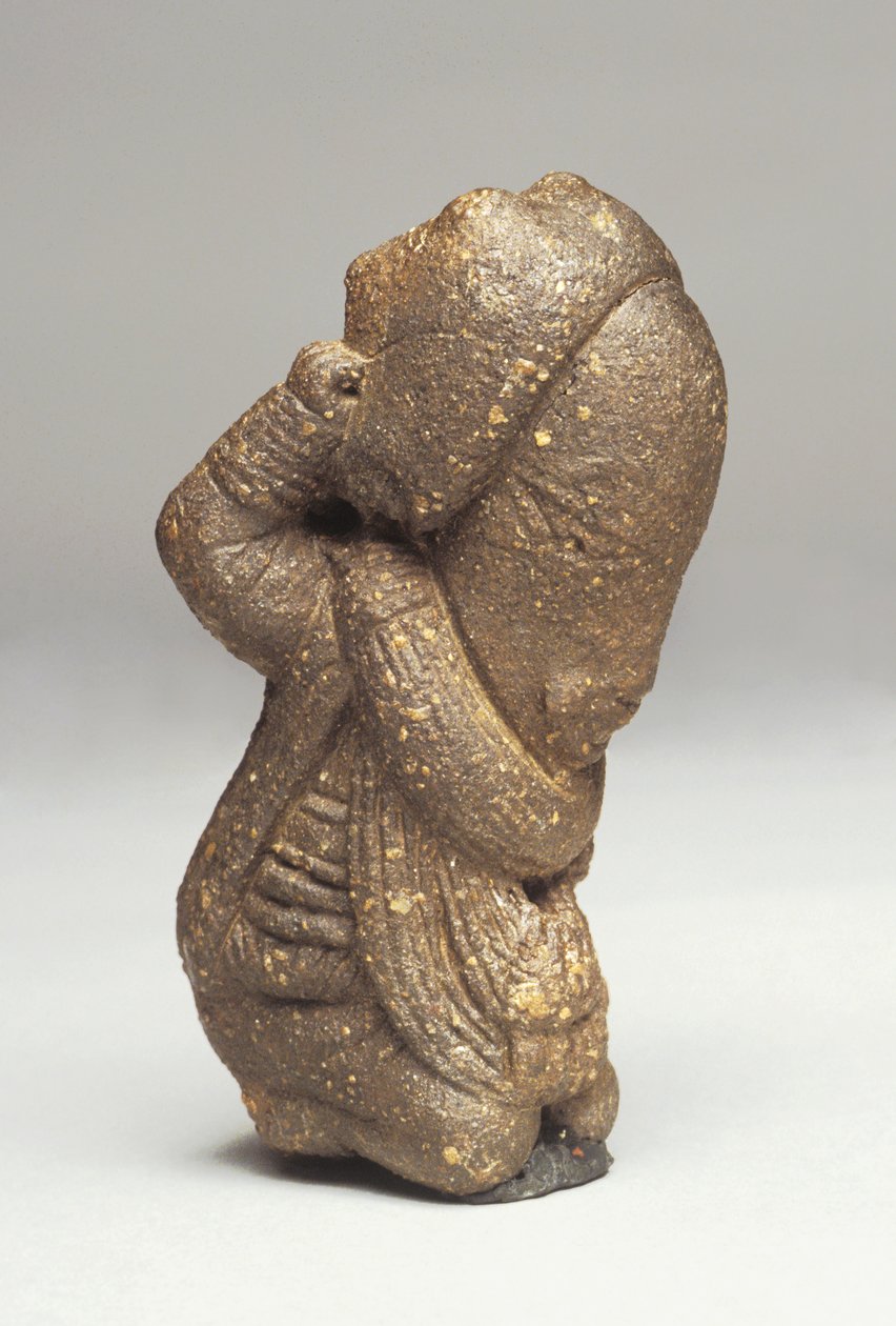 Uomo inginocchiato, c.800 a.C.-200 d.C. da Nok Culture