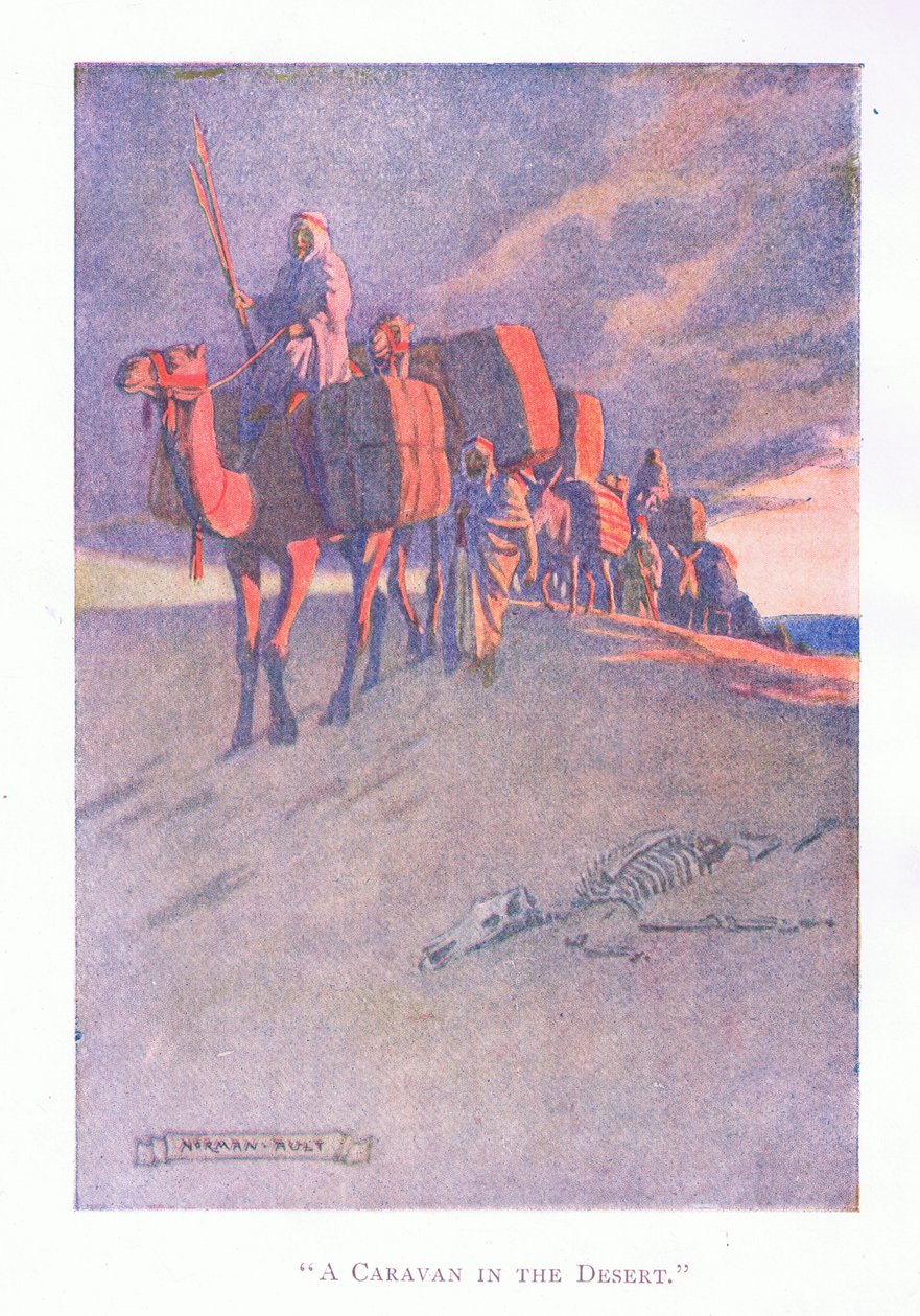 Una carovana nel deserto da Norman Ault