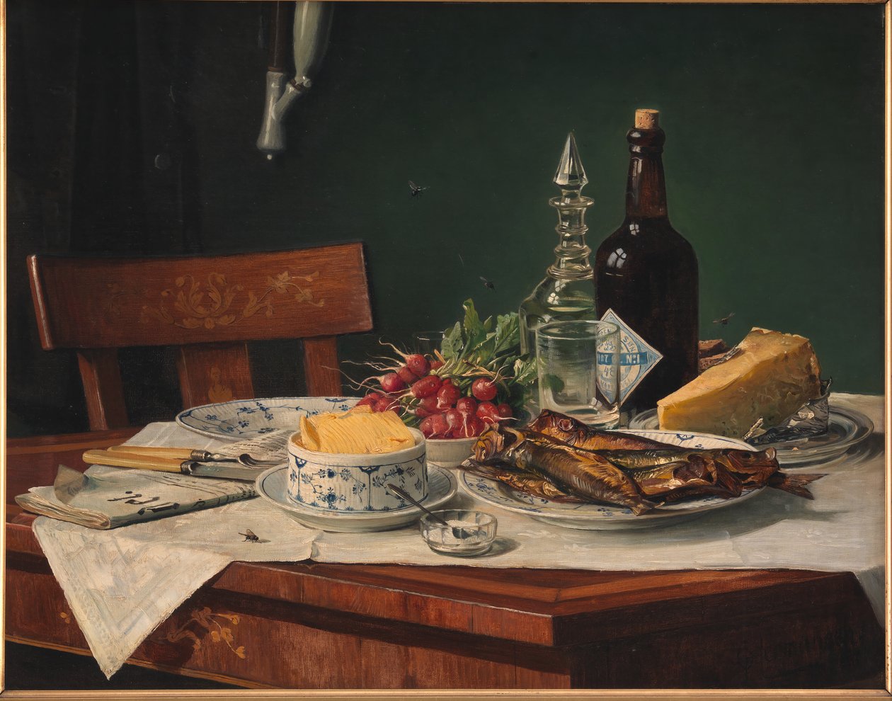 Un tavolo da pranzo da O.A. Hermansen