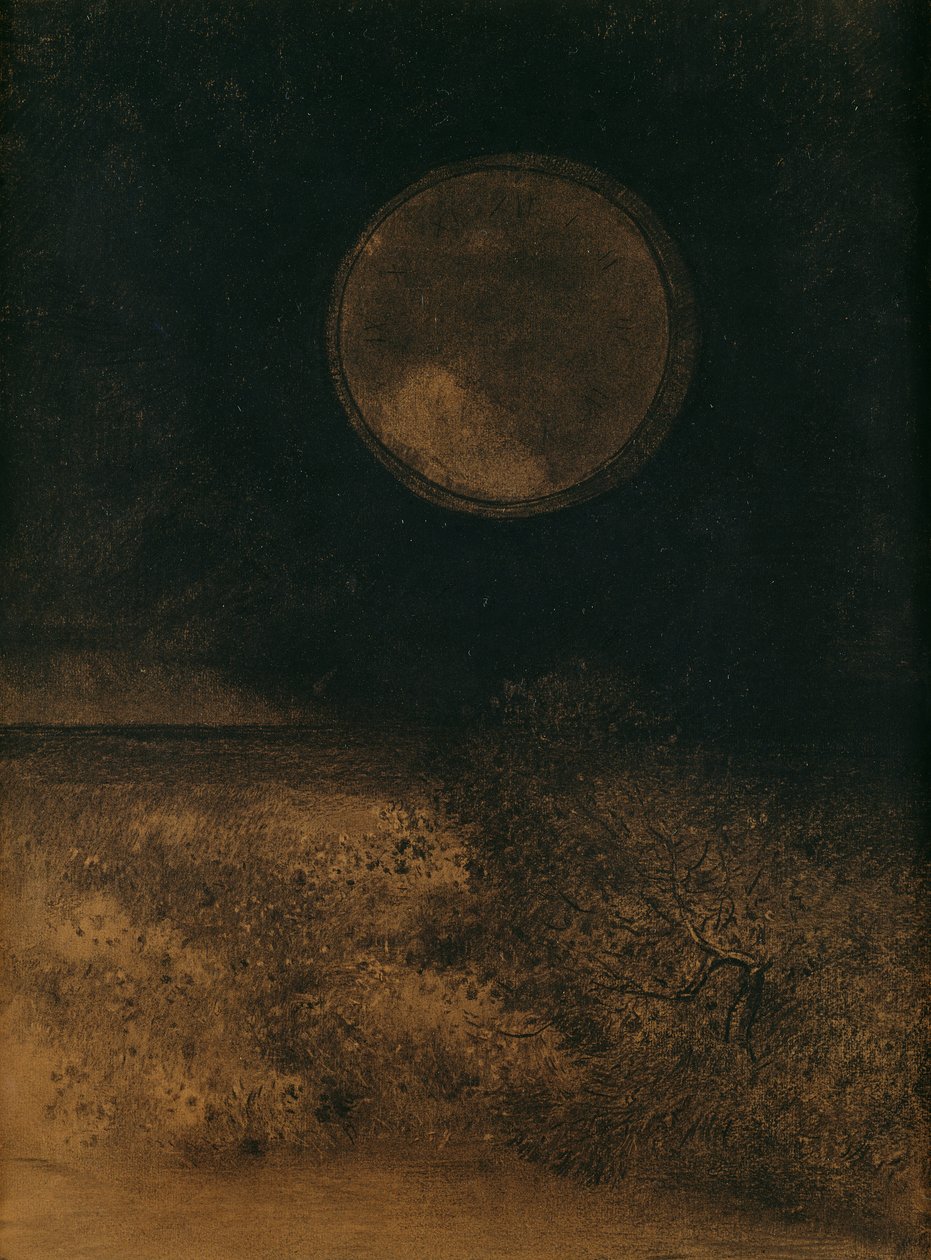 La Sfera (Globo), 1890-5 da Odilon Redon