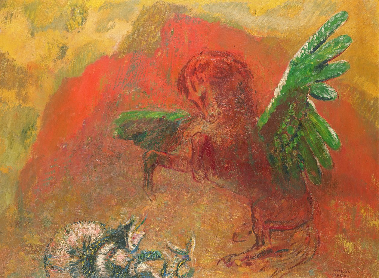 Pegaso trionfante da Odilon Redon