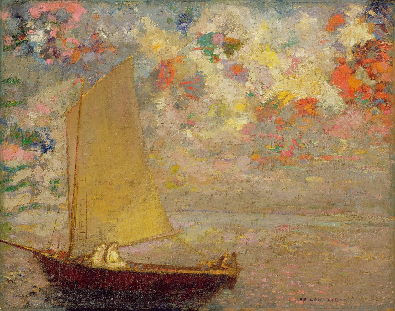Barca a vela da Odilon Redon