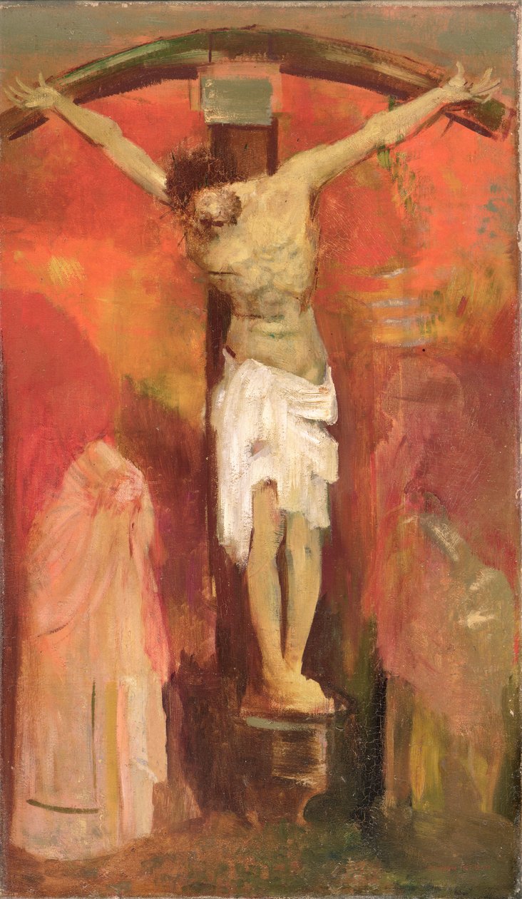 La crocifissione, c.1904 da Odilon Redon