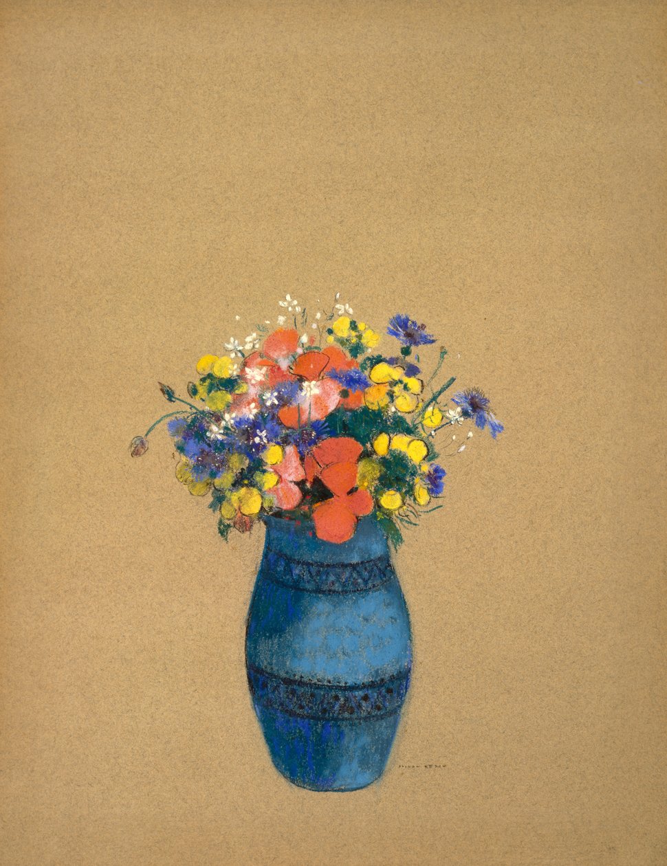 Vaso di fiori da Odilon Redon