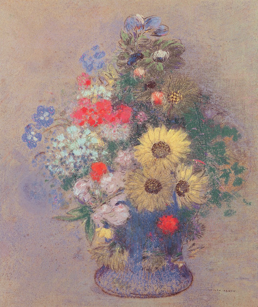 Vaso di fiori, c.1900 da Odilon Redon
