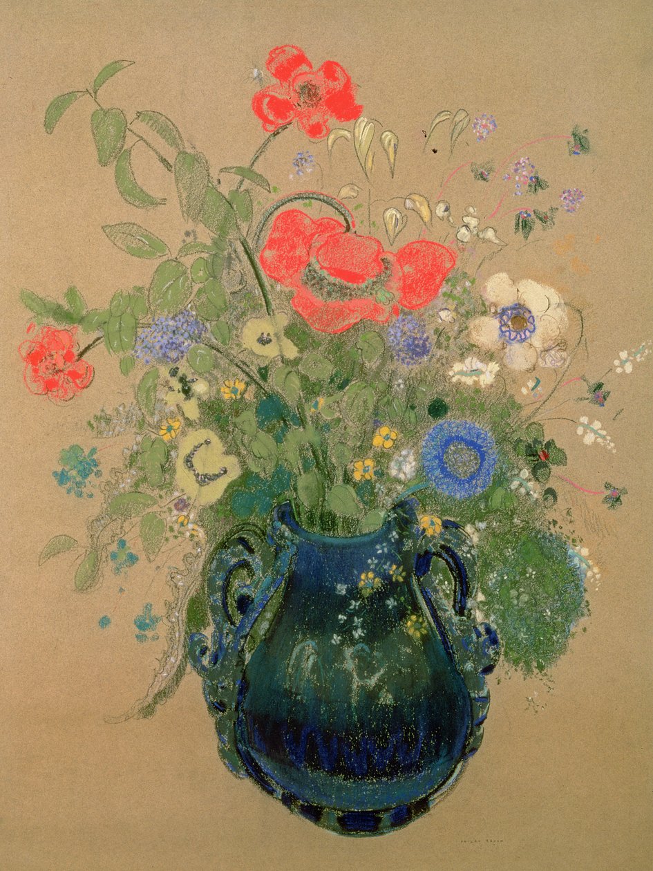Vaso di fiori da Odilon Redon