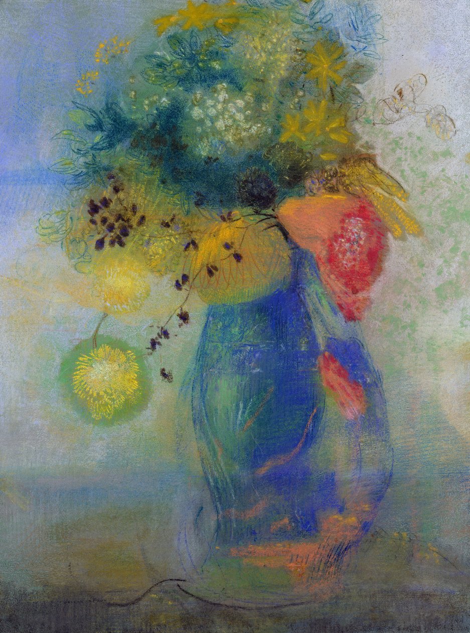 Vaso di fiori da Odilon Redon