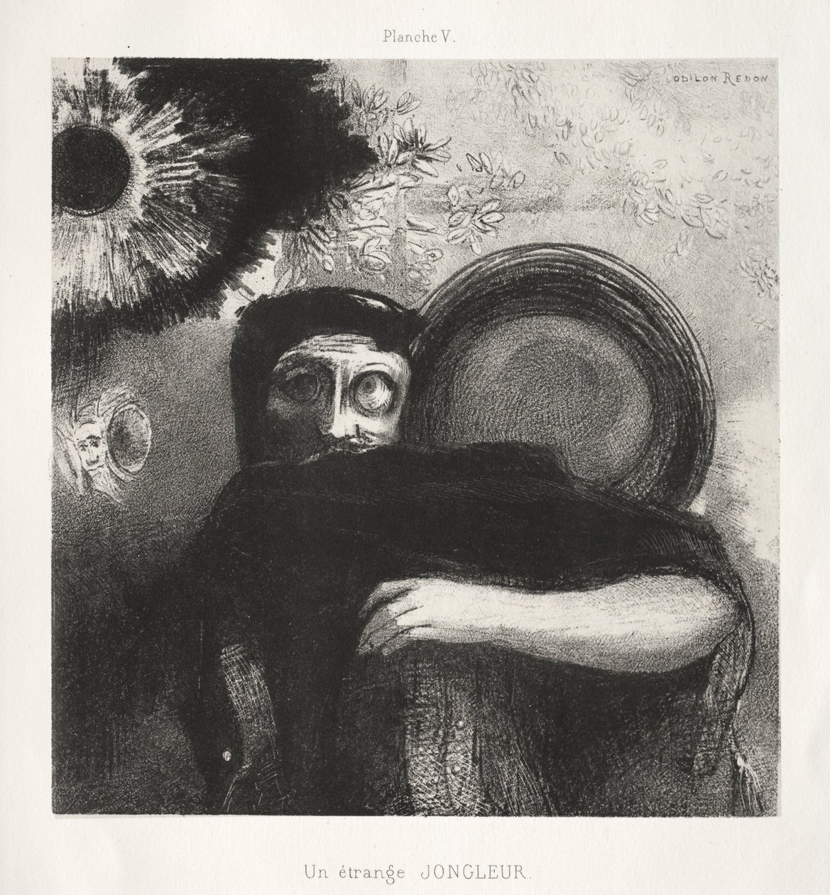Un giocoliere strano da Odilon Redon