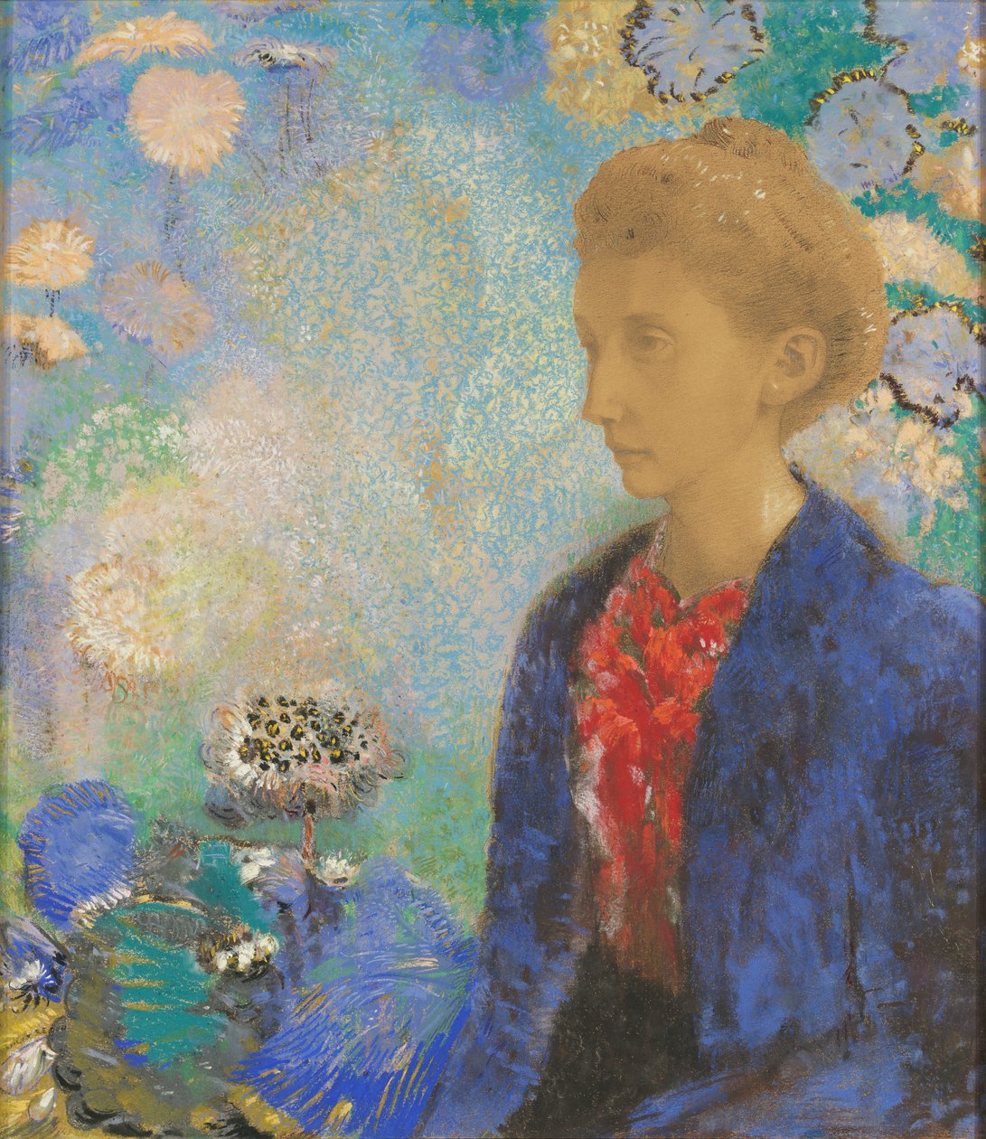 Baronne de Domecy, c.1900 da Odilon Redon