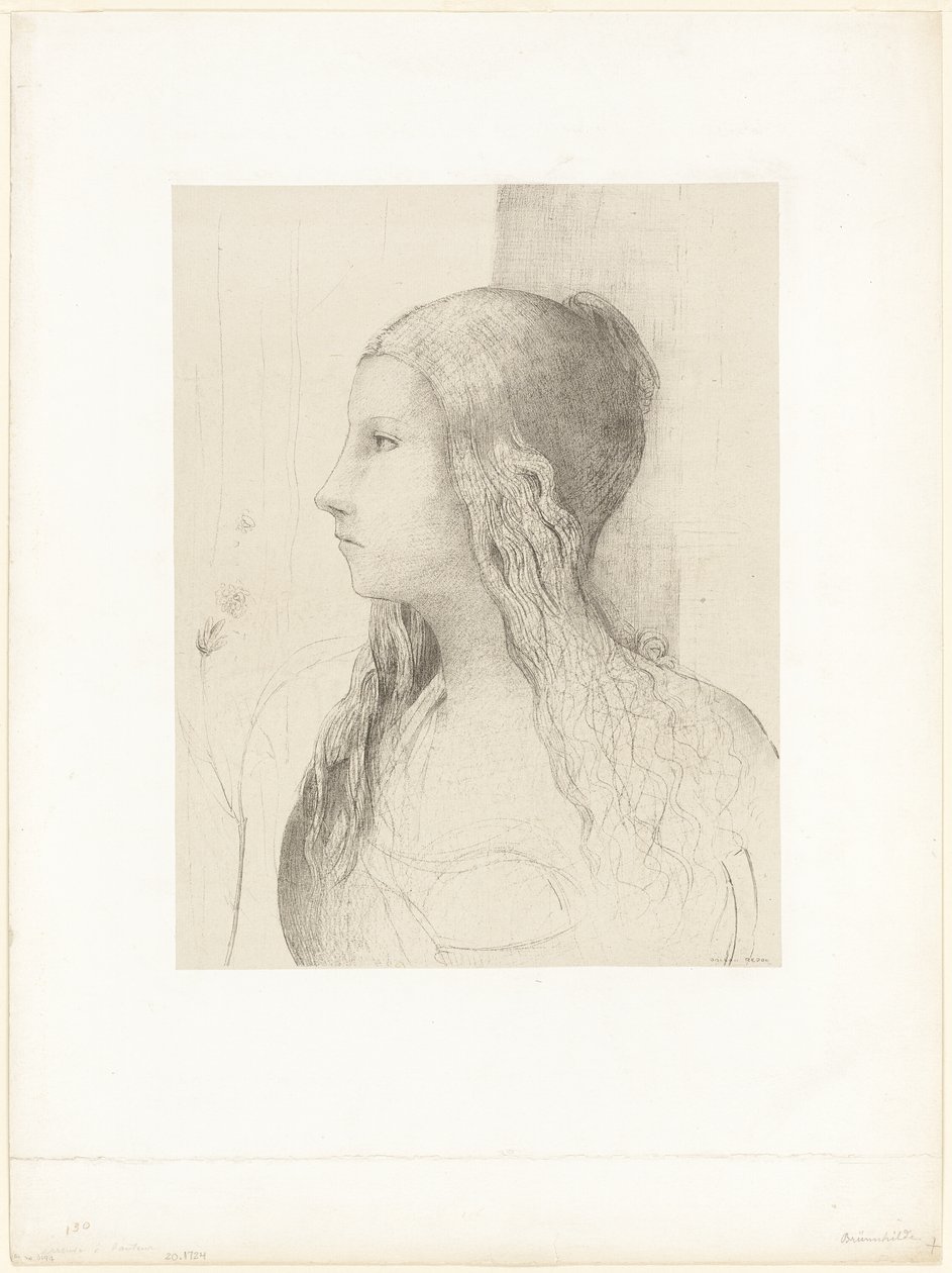 Brünnhilde (Il crepuscolo degli dei) da Odilon Redon