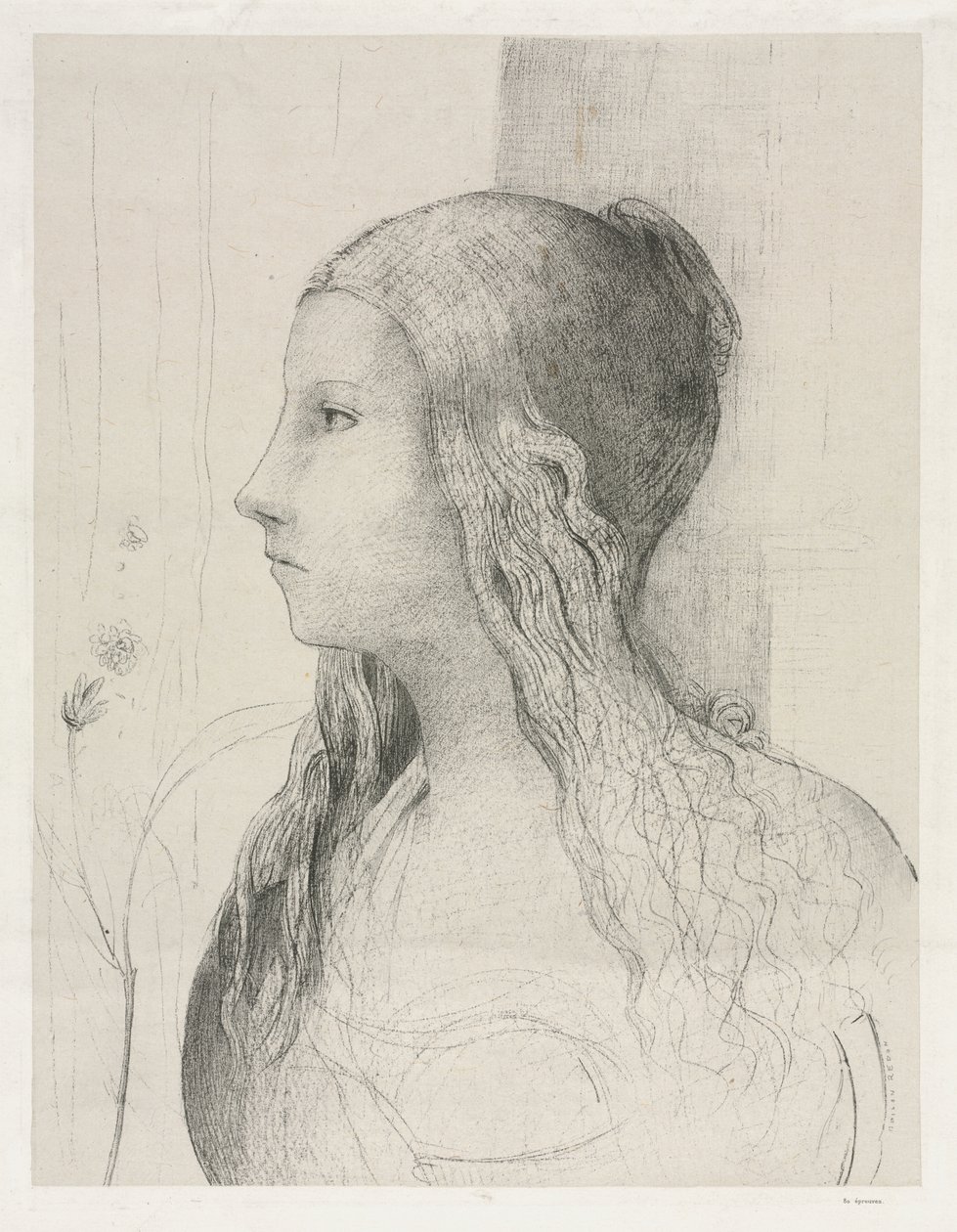 Brünnhilde nel Crepuscolo degli Dei da Odilon Redon