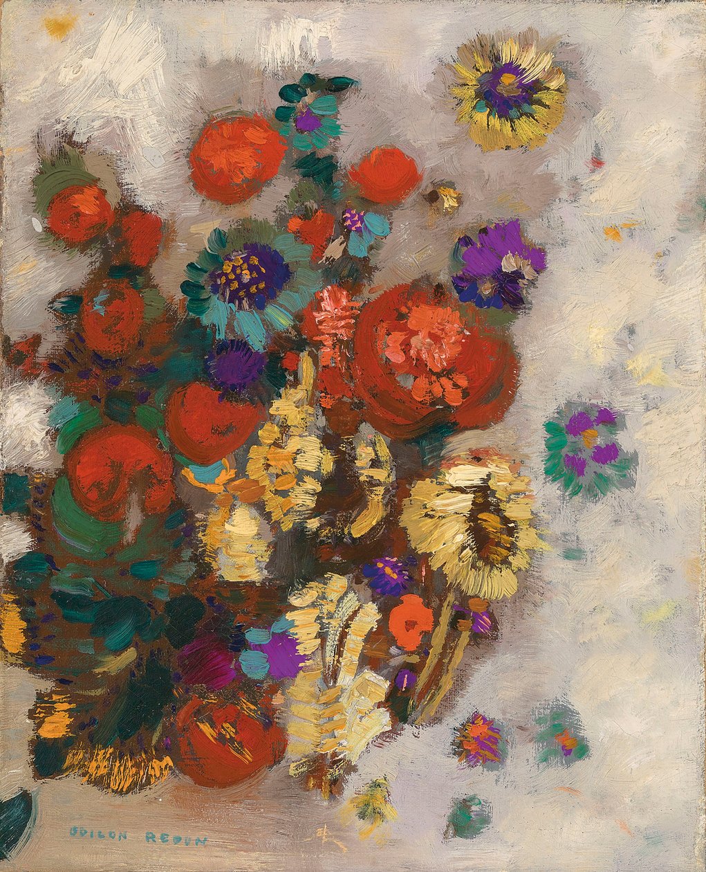 Mazzo di fiori da Odilon Redon