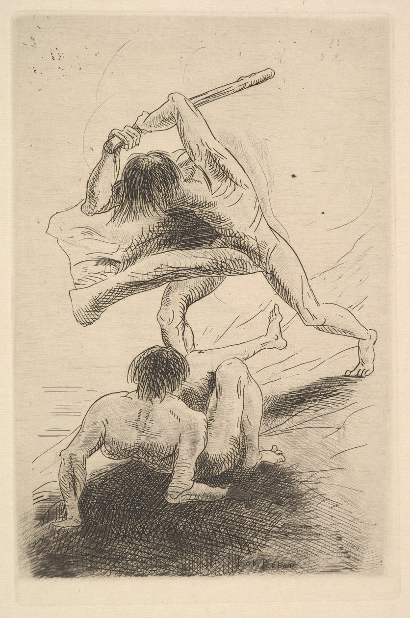 Caino e Abele da Odilon Redon