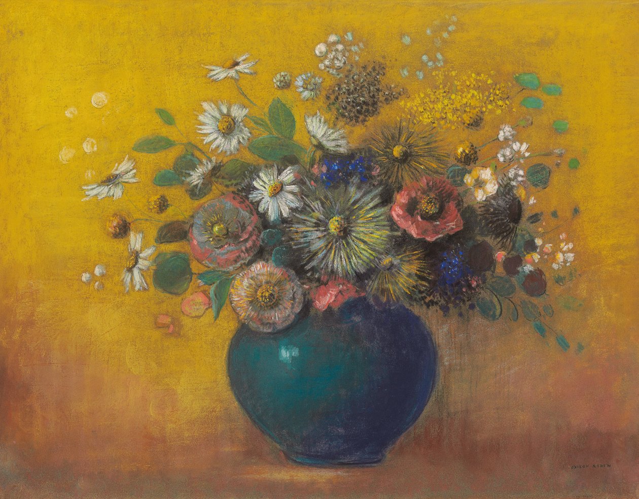 Bouquet di fiori da Odilon Redon