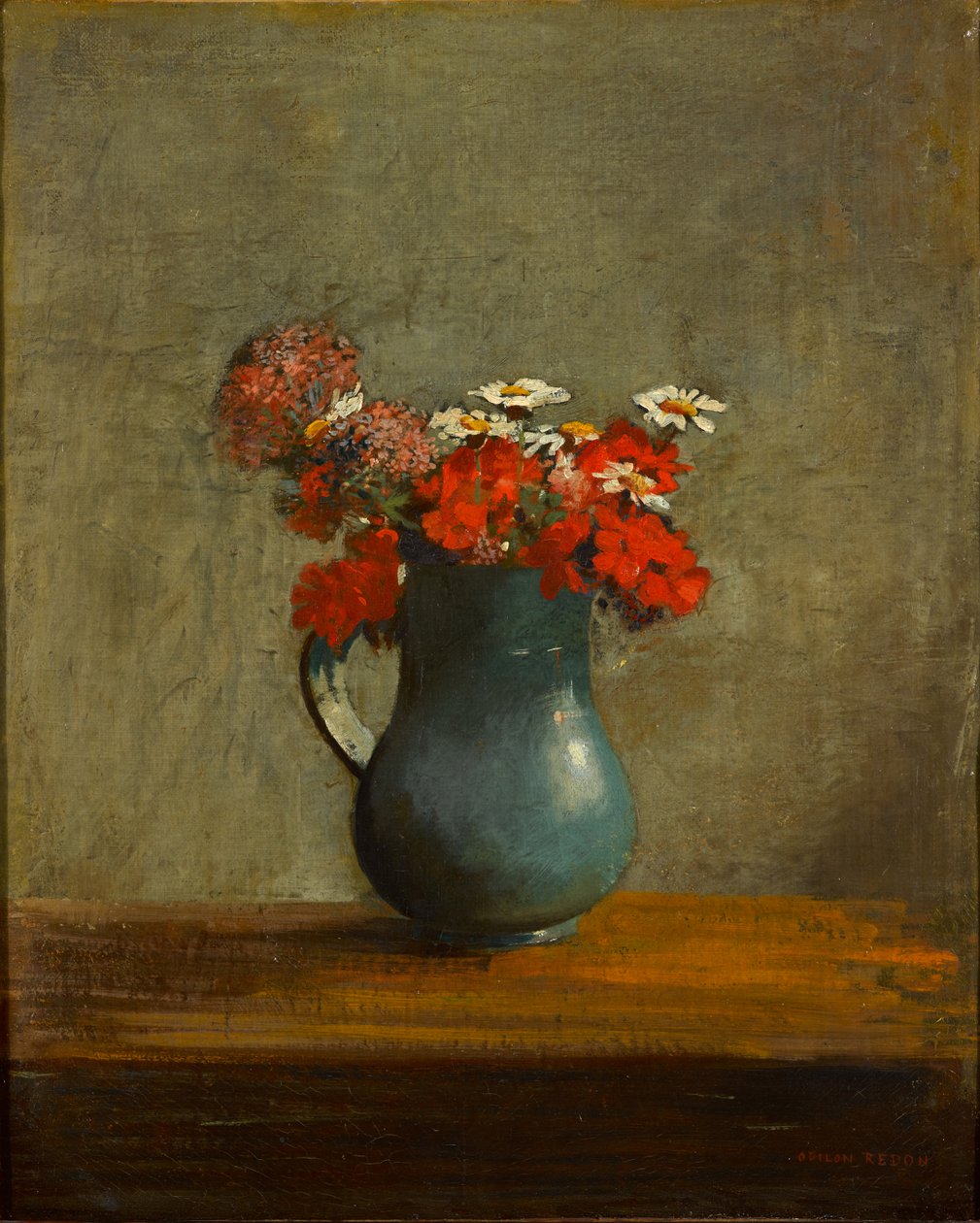 Fiori in un vaso da Odilon Redon